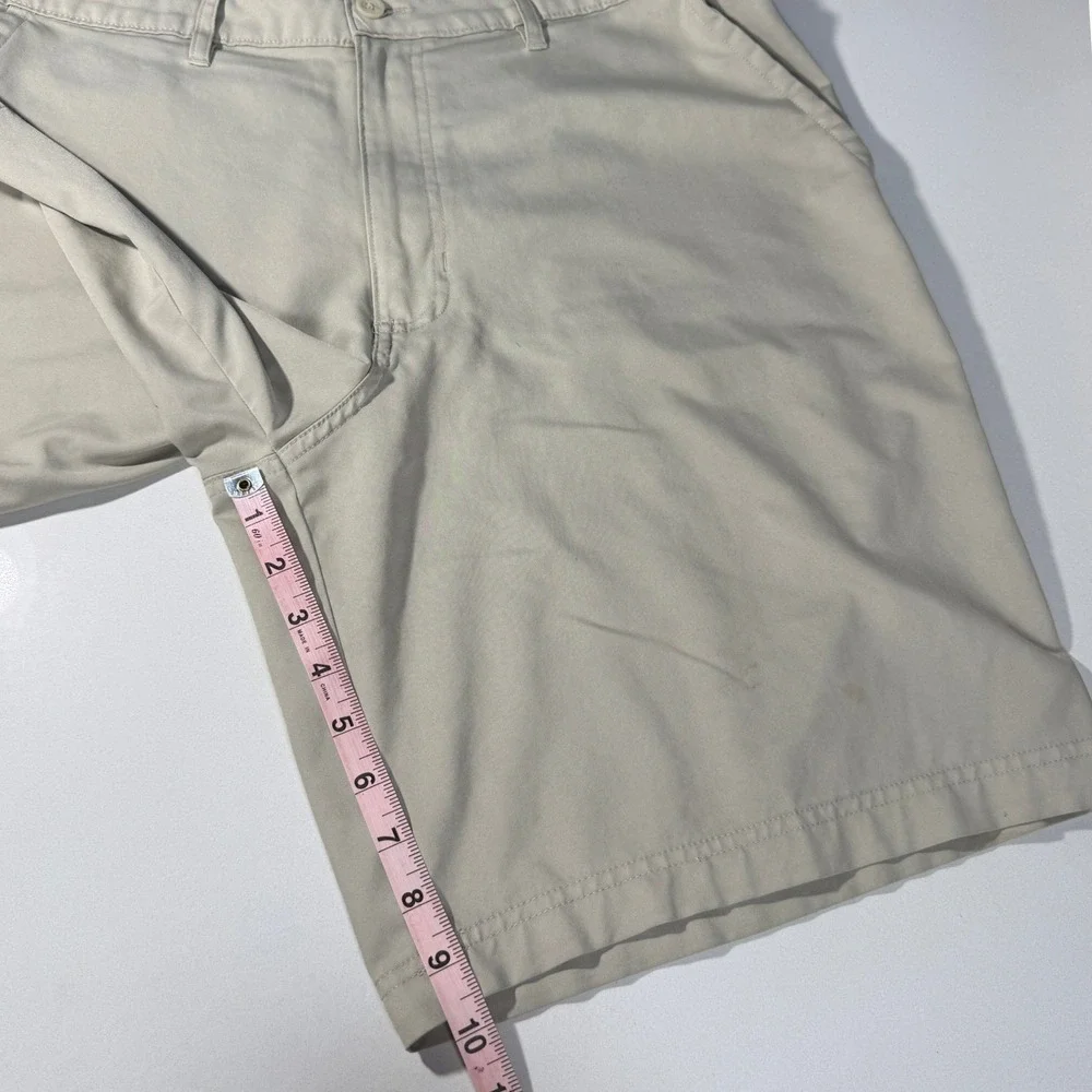 Champion Mens Khaki Golf‎ Shorts Tan Size 36W Polyester